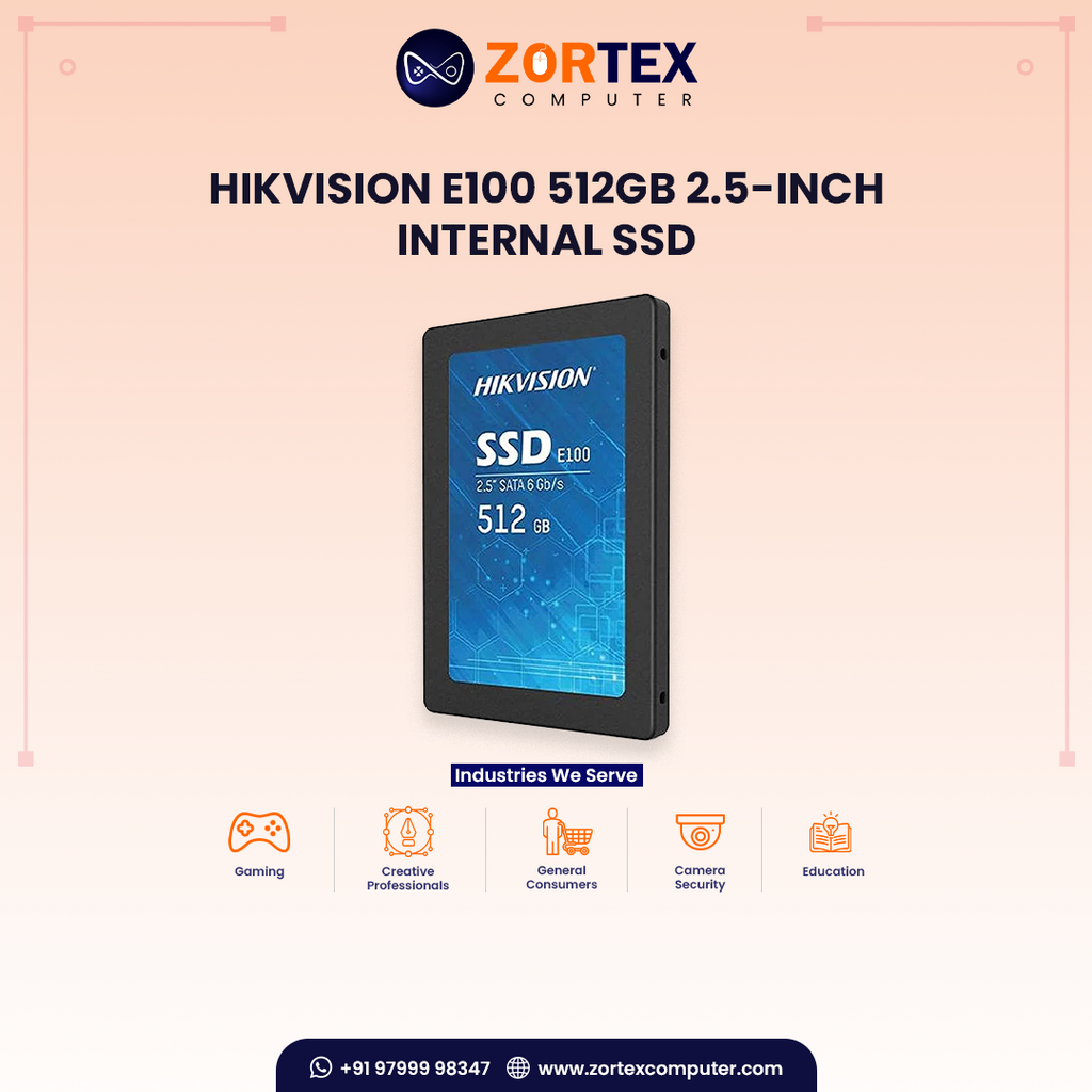 Hikvision E100 512GB 2.5-Inch Internal SSD