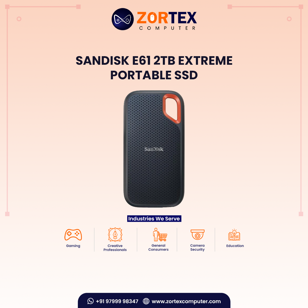 SanDisk E61 2TB Extreme Portable SSD