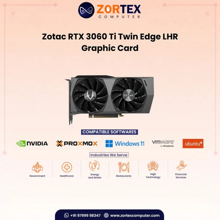ZOTAC GAMING GeForce RTX 3060 Ti Twin Edge LHR Graphic Card ZT-A30610E-10MLHR