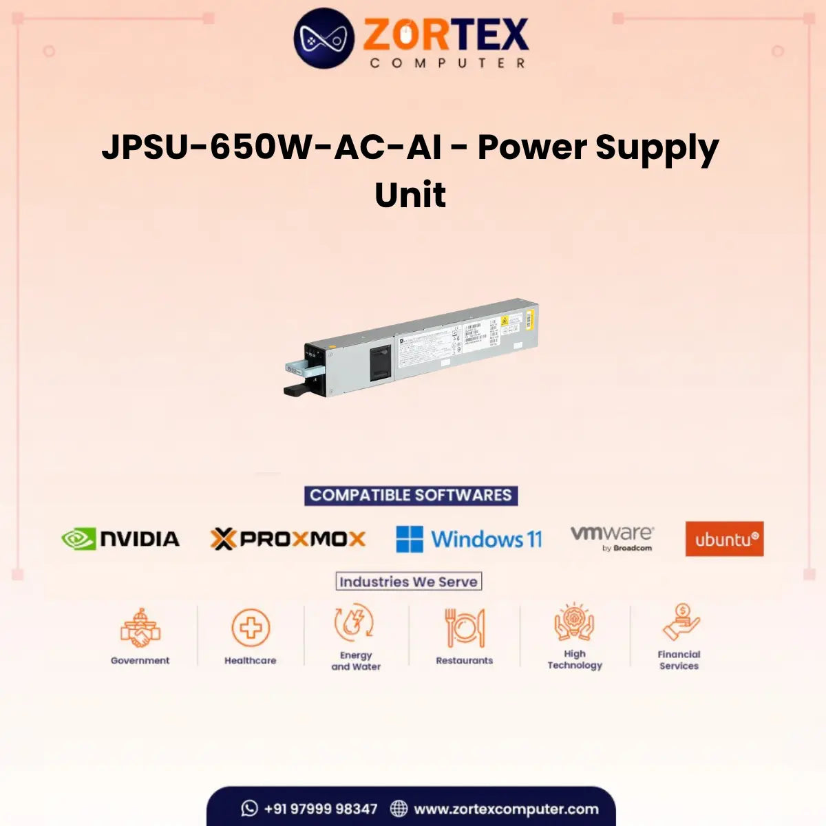 JPSU-650W-AC-AI - Power Supply Unit