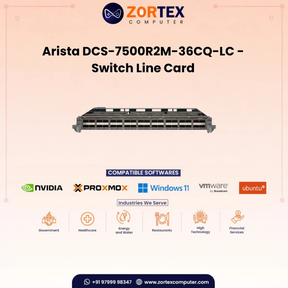 Arista DCS-7500R2M-36CQ-LC - Switch Line Card