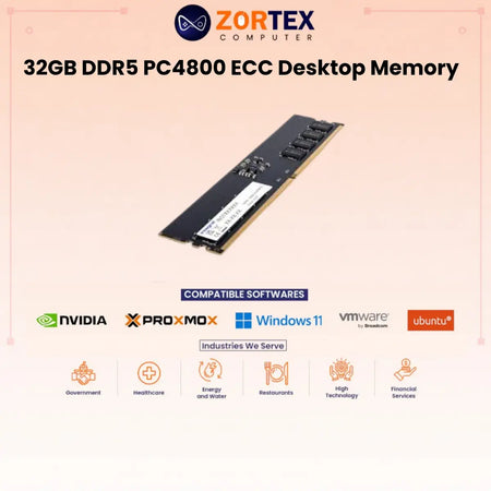 ZION Gold 32GB DDR5 5600MHz Registered Desktop RAM