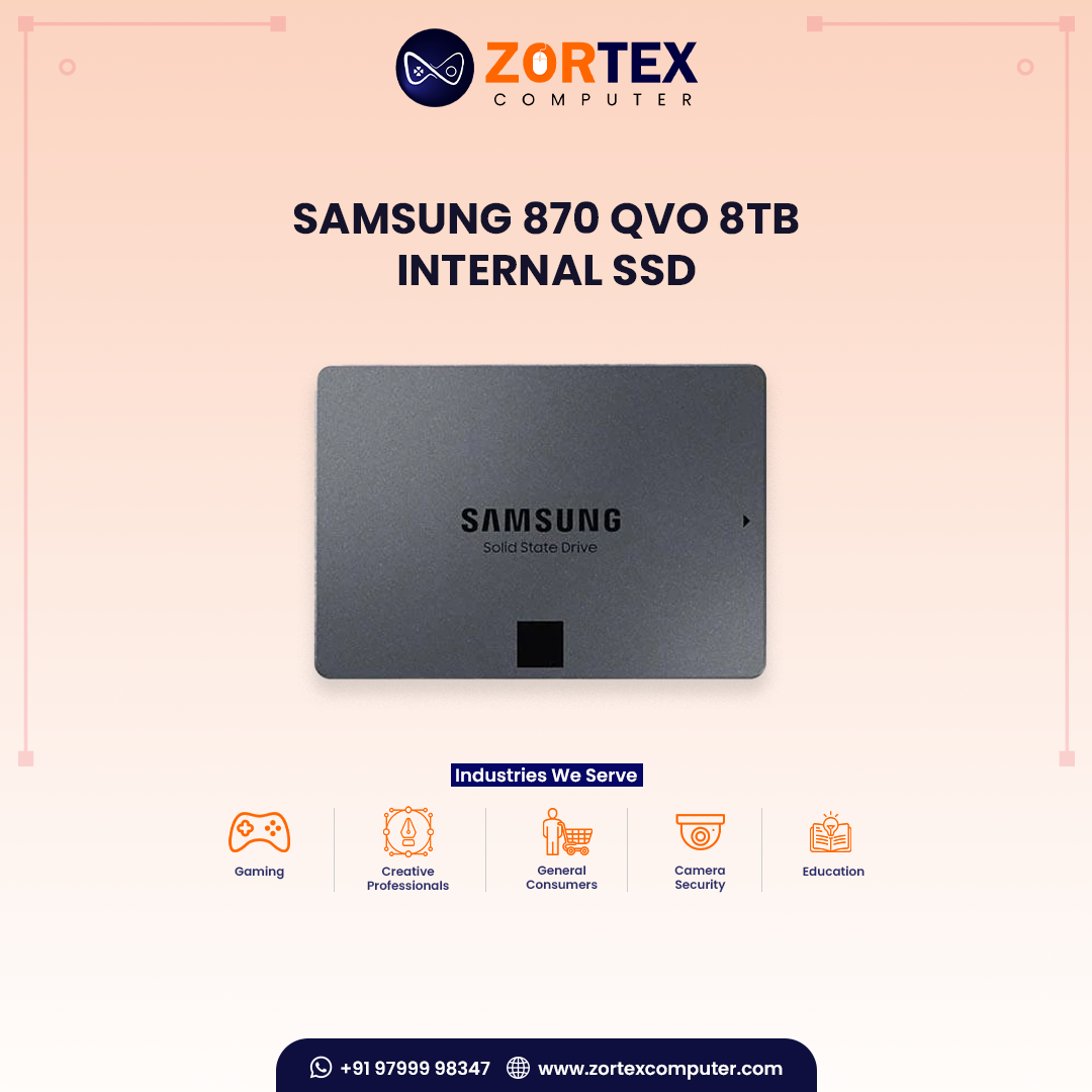Samsung 870 QVO 8TB Internal SSD