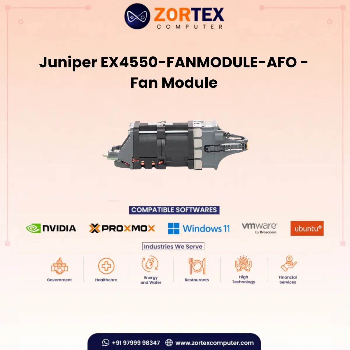 Juniper EX4550-FANMODULE-AFO - Fan Module