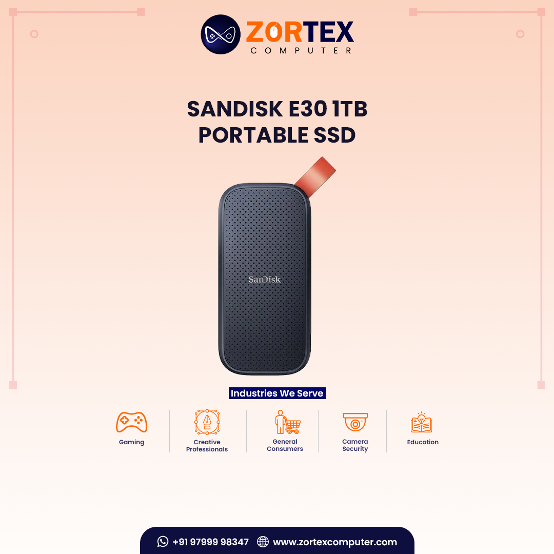 Sandisk E30 1TB Portable SSD