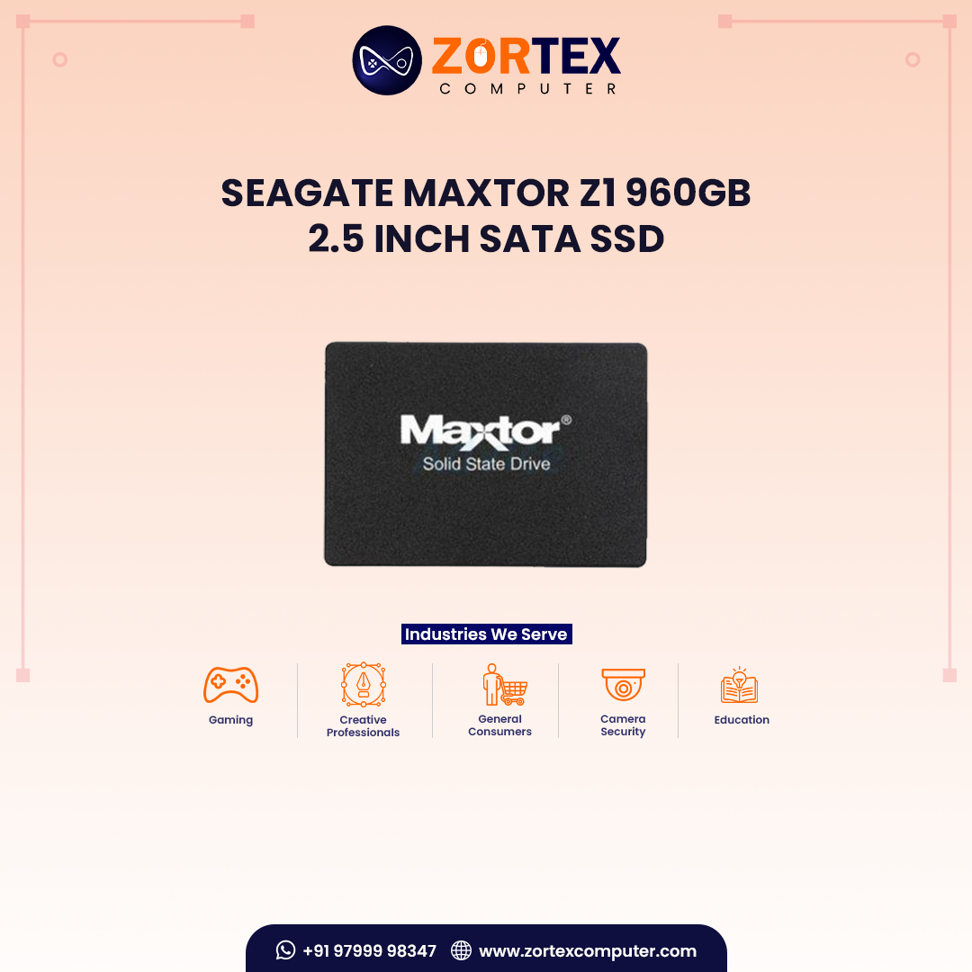 Seagate Maxtor Z1 960GB 2.5 inch SATA SSD