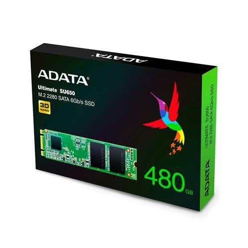 ADATA Ultimate SU650 480GB M.2 2280 SSD ASU650NS38-480GT-C