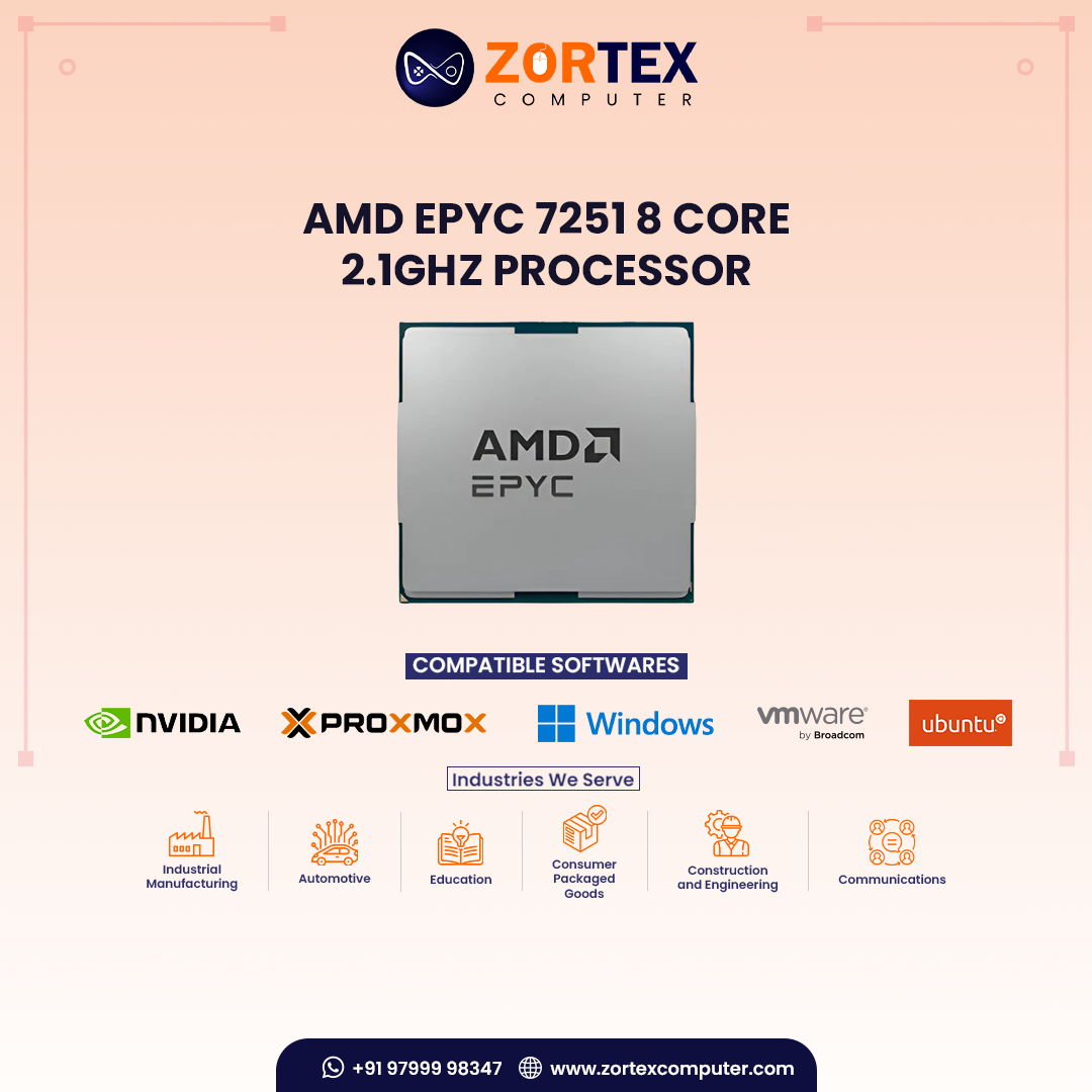 AMD EPYC 7251 8 Core 2.1GHz Processor