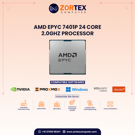 AMD EPYC 7401P 24 Core 2.0GHz Processor