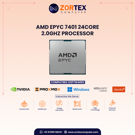 AMD EPYC 7401 24core, 2.0GHz Processor