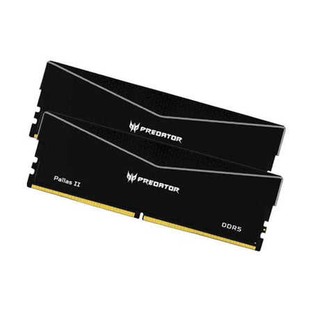 Acer Predator Pallas II 64GB 32GBx2 6000mhz DDR5 Memory Black Color BL.9BWWR.437
