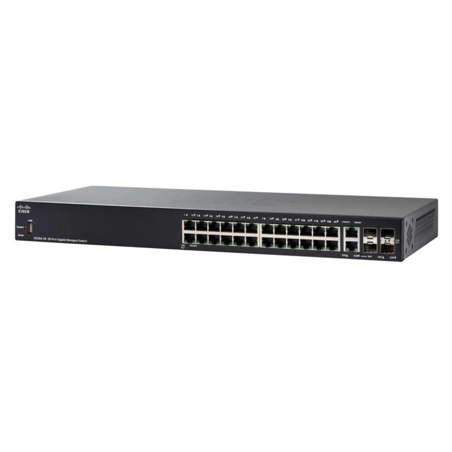 Cisco SG350-28 28-Port Gigabit Managed Switch