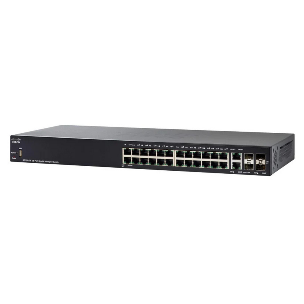 Cisco SG350-28 28-Port Gigabit Managed Switch