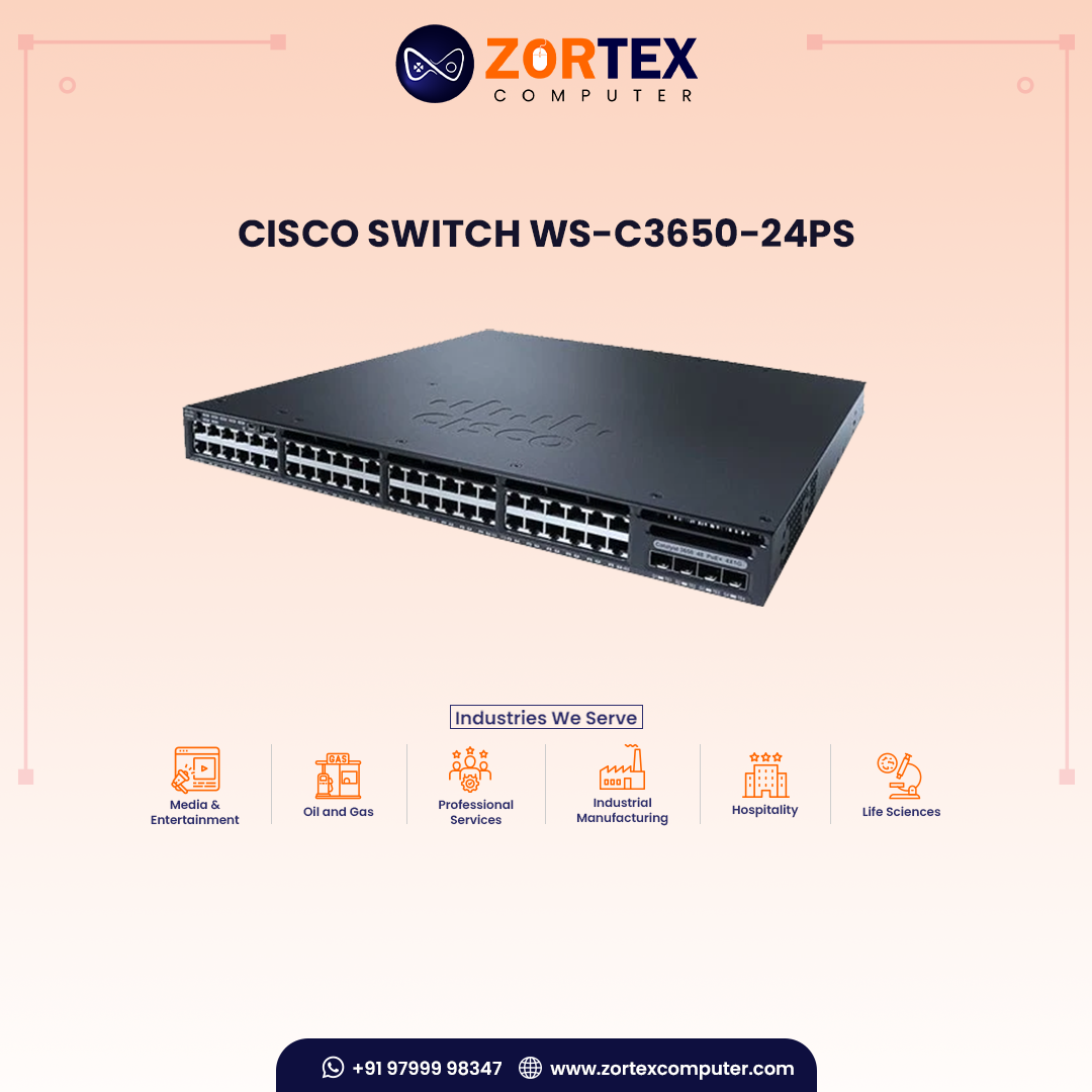 Cisco Switch WS-C3650-24PS