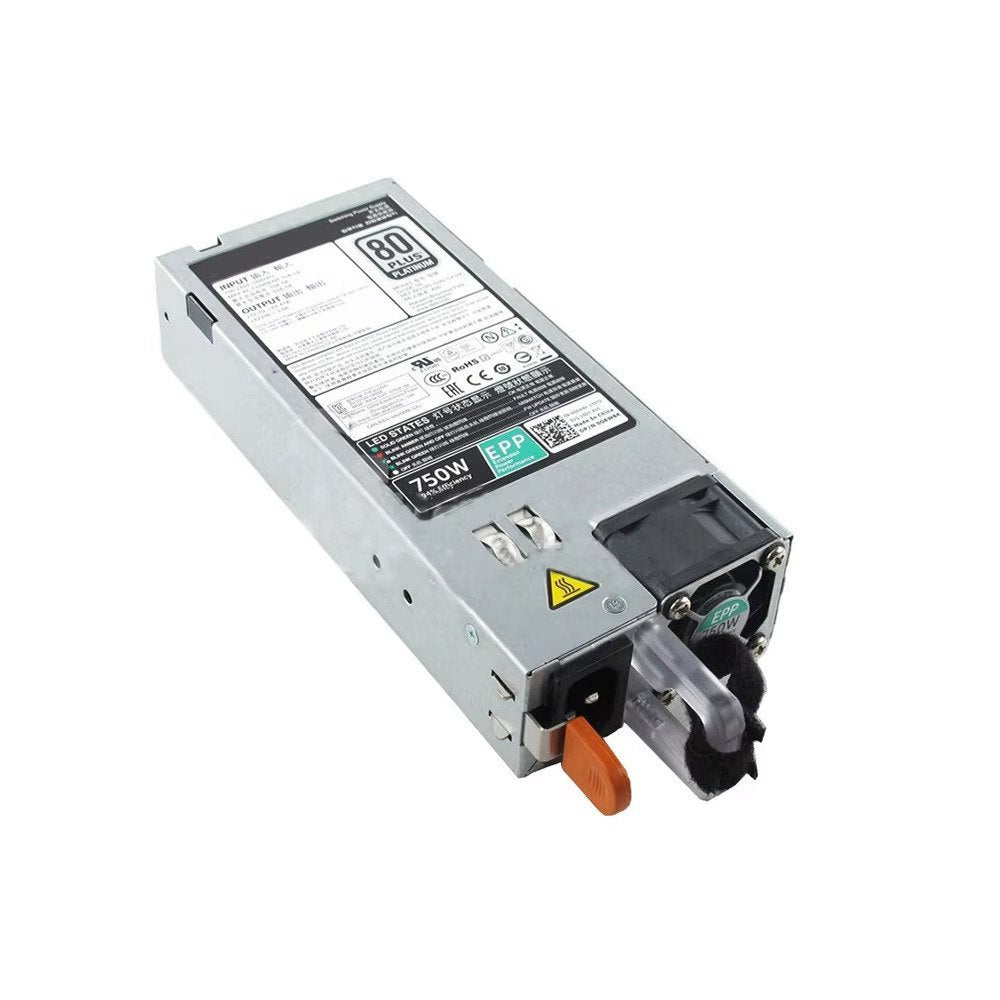 Dell 0Y9VFC 750W server power supply for PowerEdge R630, R730, R730XD, and T430