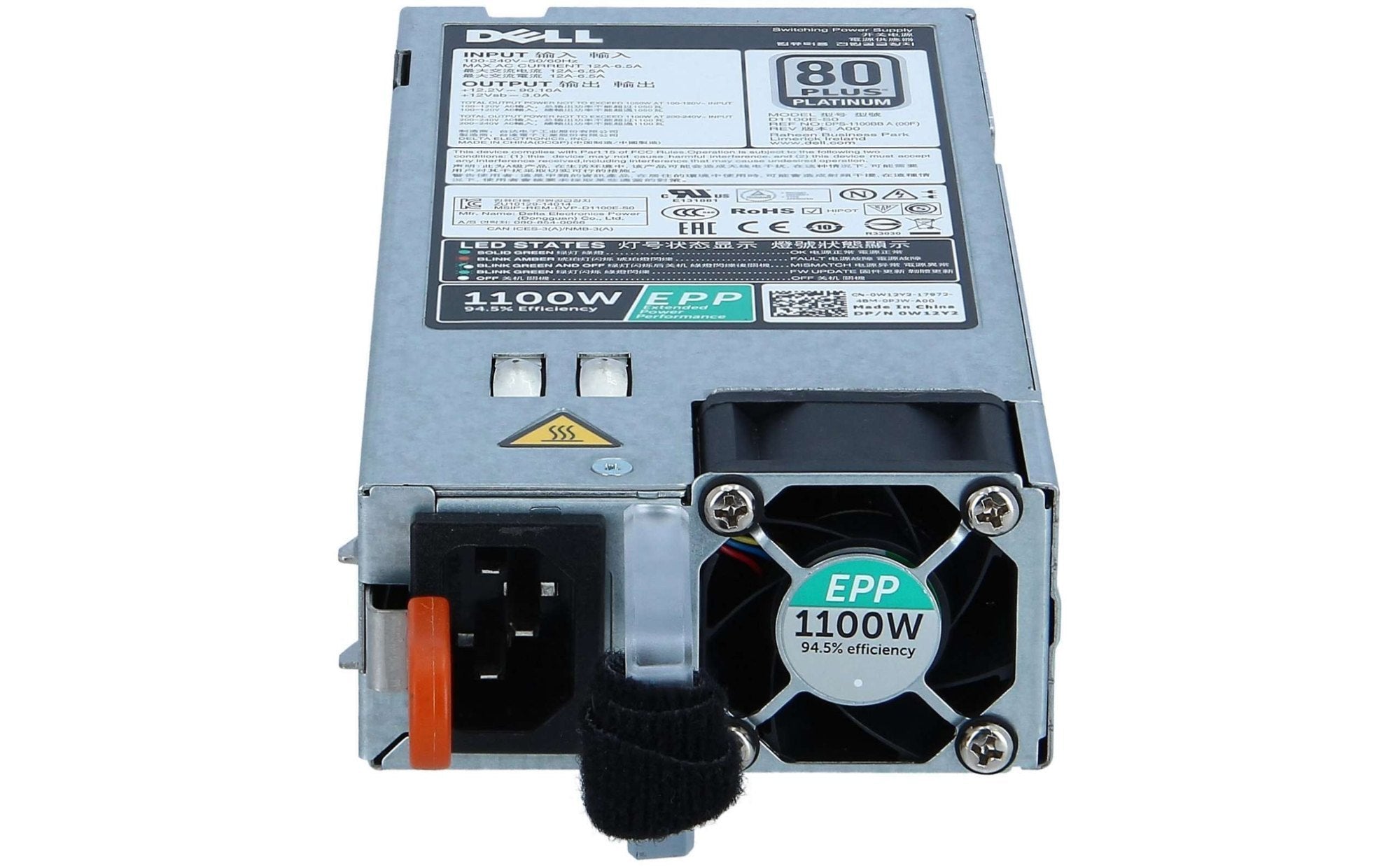 Dell 750W Hot-Swappable 80 Plus Platinum Power Supply