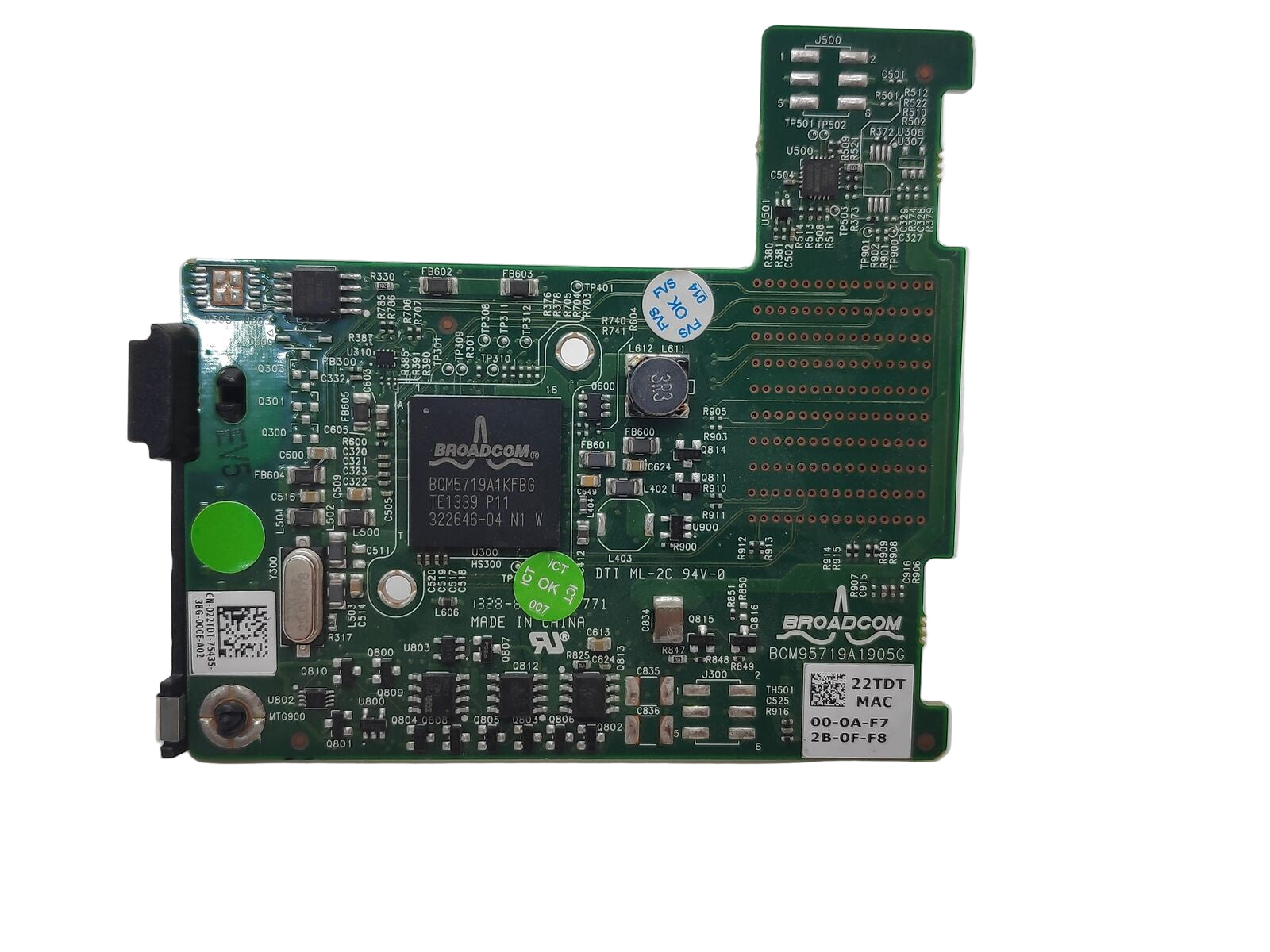 Dell Broadcom 5719 Quad-Port 1GbE Mezzanine Card