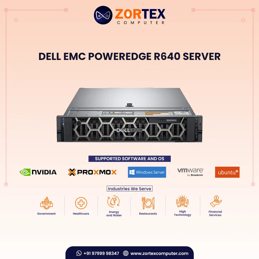 Dell Emc R640 Dell EMC PowerEdge R640 1U Rack Server Price