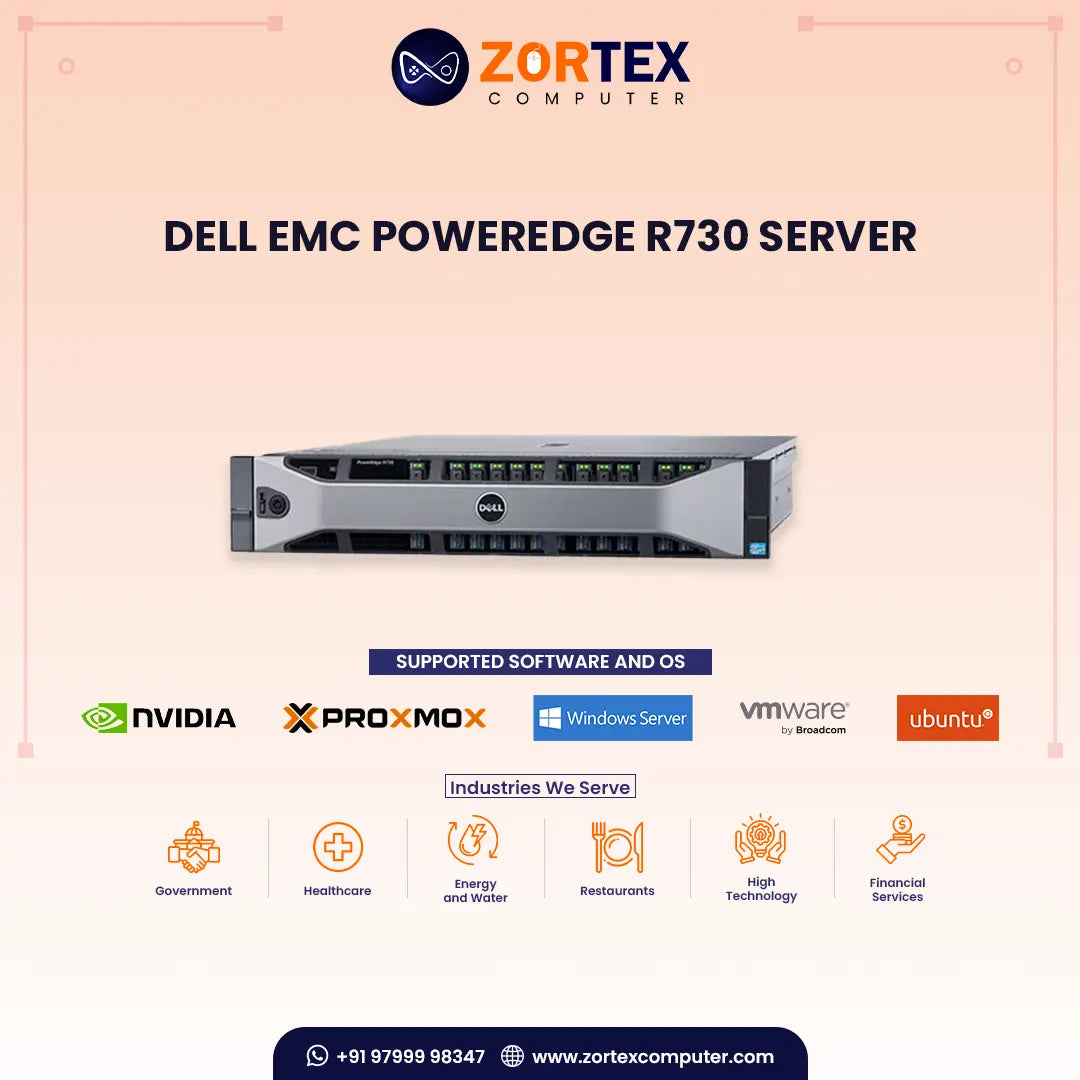 Dell Emc R730 Dell PowerEdge R730 Reliable Rack Server