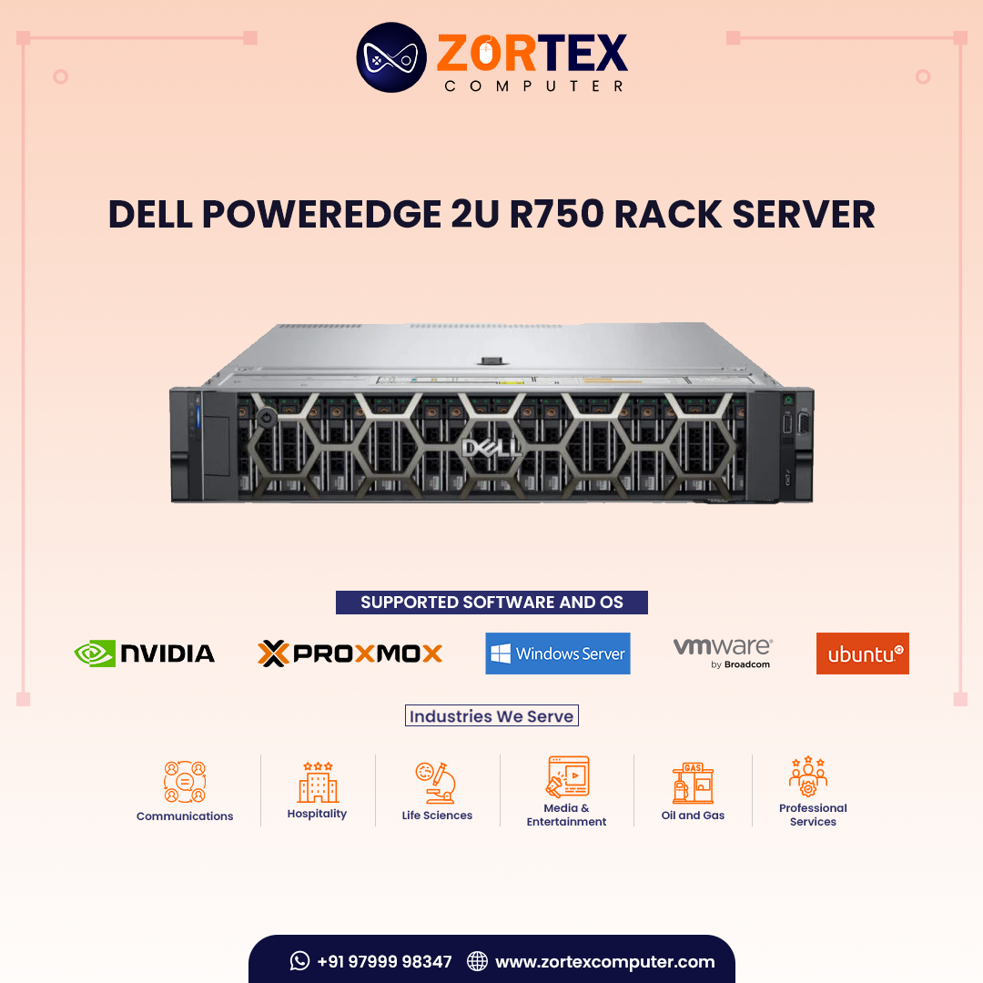 Dell PowerEdge 2U R750 Rack Server