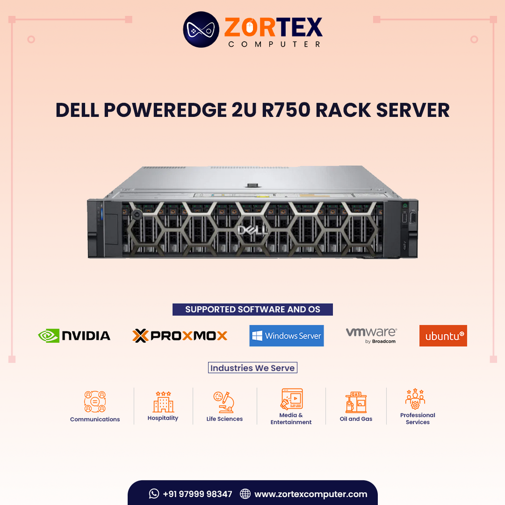 Dell PowerEdge 2U R750 Rack Server