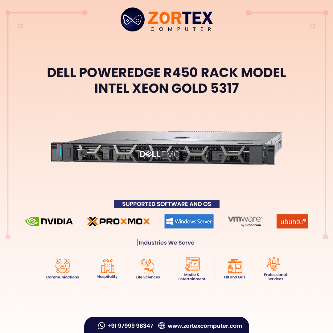 Dell PowerEdge R450 Rack Model – Intel Xeon Gold 5317