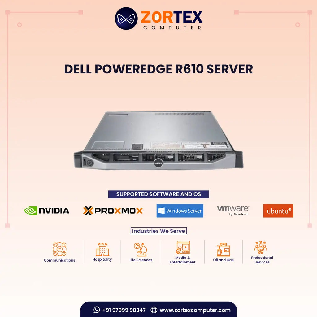 Poweredge R 610 Refurbished Dell PowerEdge R610 Rack Server India
