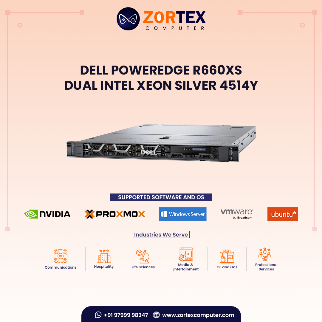 Dell PowerEdge R660xs - Dual Intel Xeon Silver 4514Y