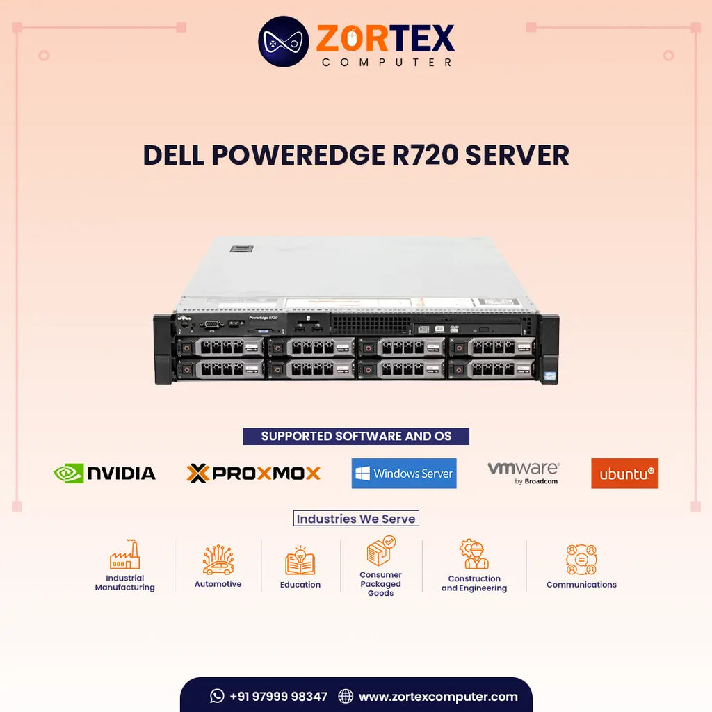Del R720 Refurbished Dell PowerEdge R720 Server