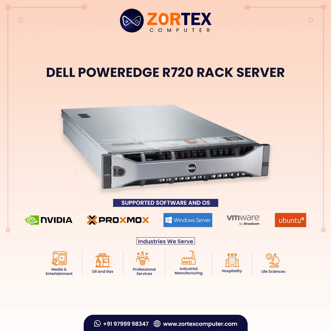 Refurbished Dell PowerEdge R720 rack server