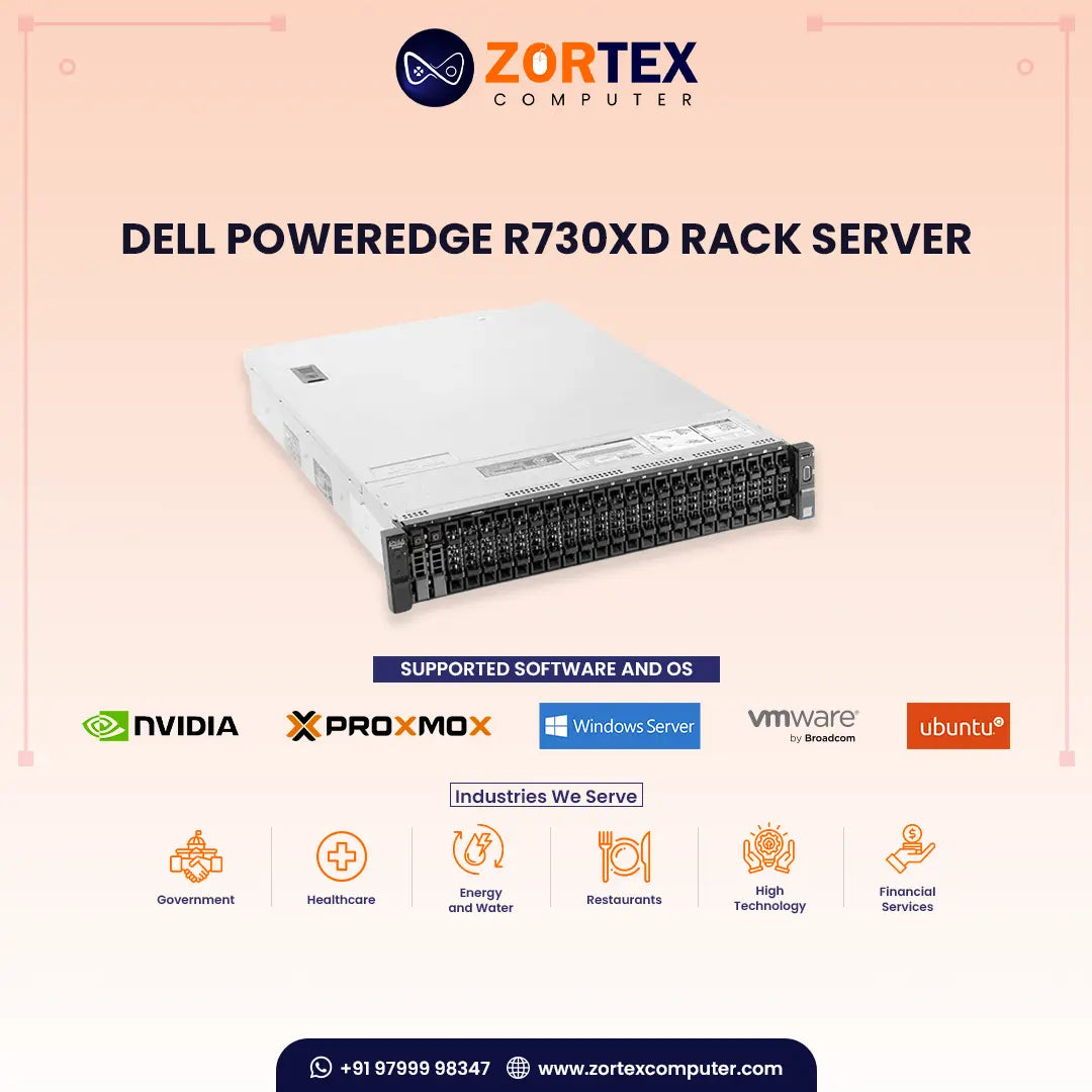 Refurbished Dell PowerEdge R730xd Rack Server