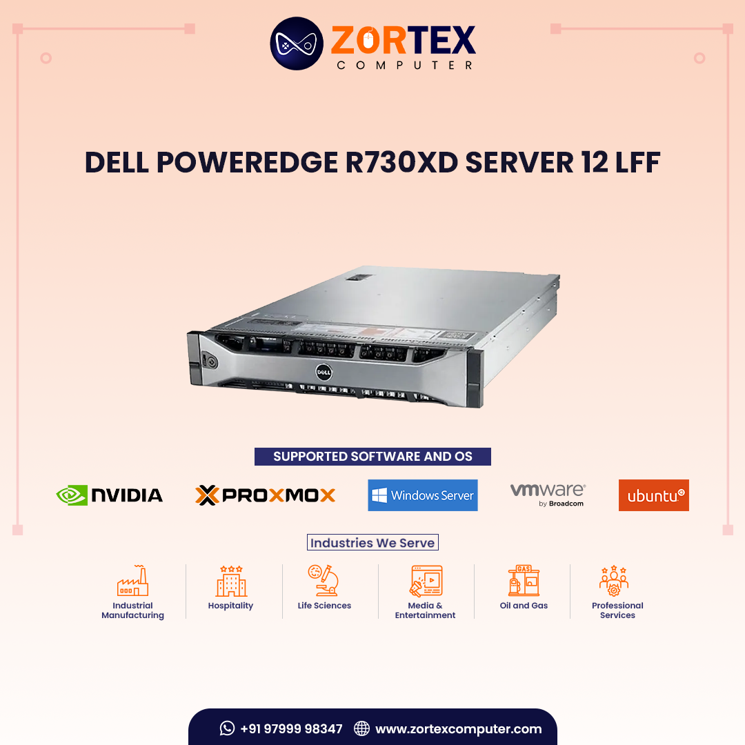 Dell PowerEdge R730xd Server 12 LFF
