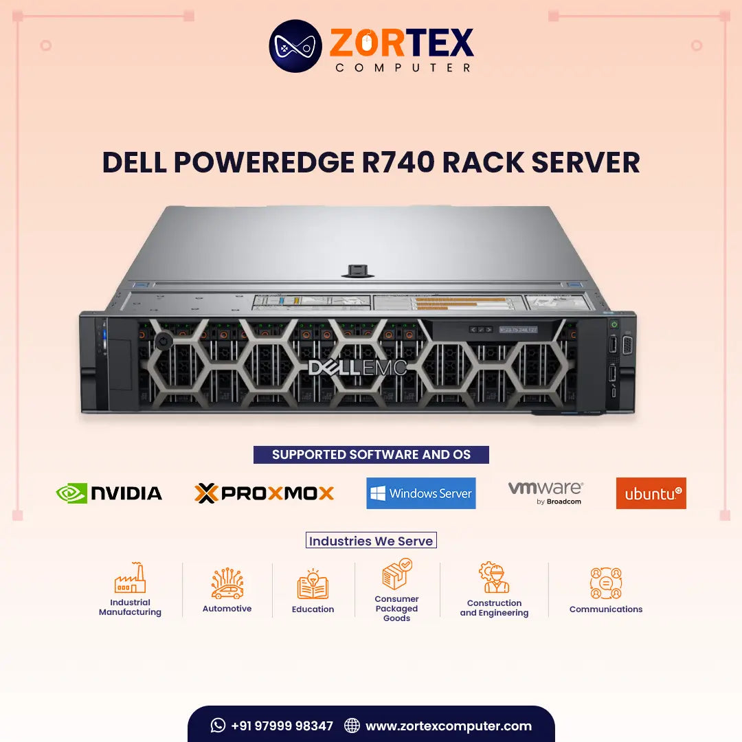 dell poweredge r740 rackmount server | how to rack a... Dell PowerEdge R740 2U Scalable Server
