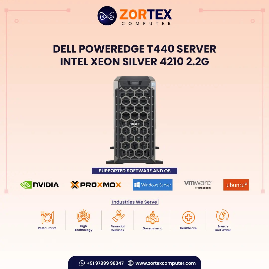 Dell PowerEdge T440 Xeon Silver Tower Server System Dell PowerEdge T440 Xeon Silver Tower Server System