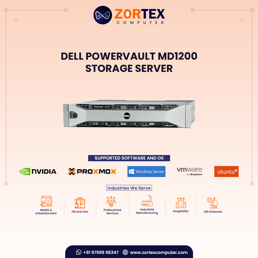 Dell PowerVault MD1200 Storage Server