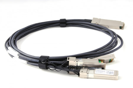 10423 - Extreme Compatible 3 Metre 100G QSFP28 to 4x25G SFP28 Passive Direct Attach Copper Breakout Cable
