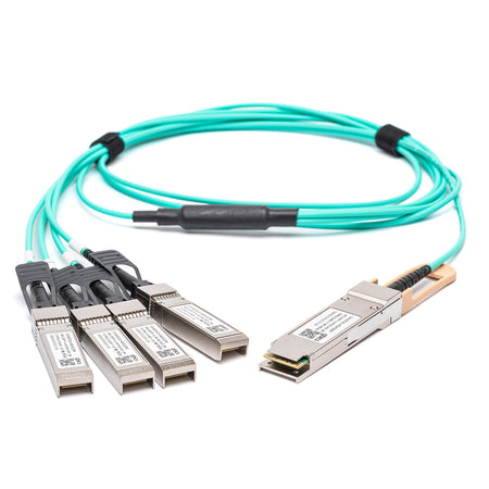 332-1367 - Dell Compatible 7 Metre 40G QSFP+ to 4x10G SFP+ Breakout Active Optical Cable