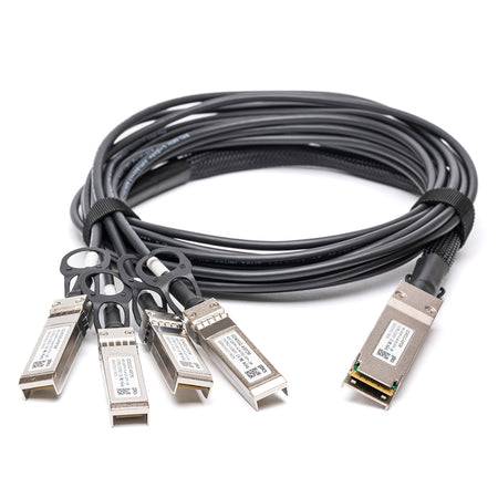 10203 - Extreme Compatible 2 metres 40G QSFP+ to 4x10G SFP+ Passive Direct Attach Copper Breakout Cable