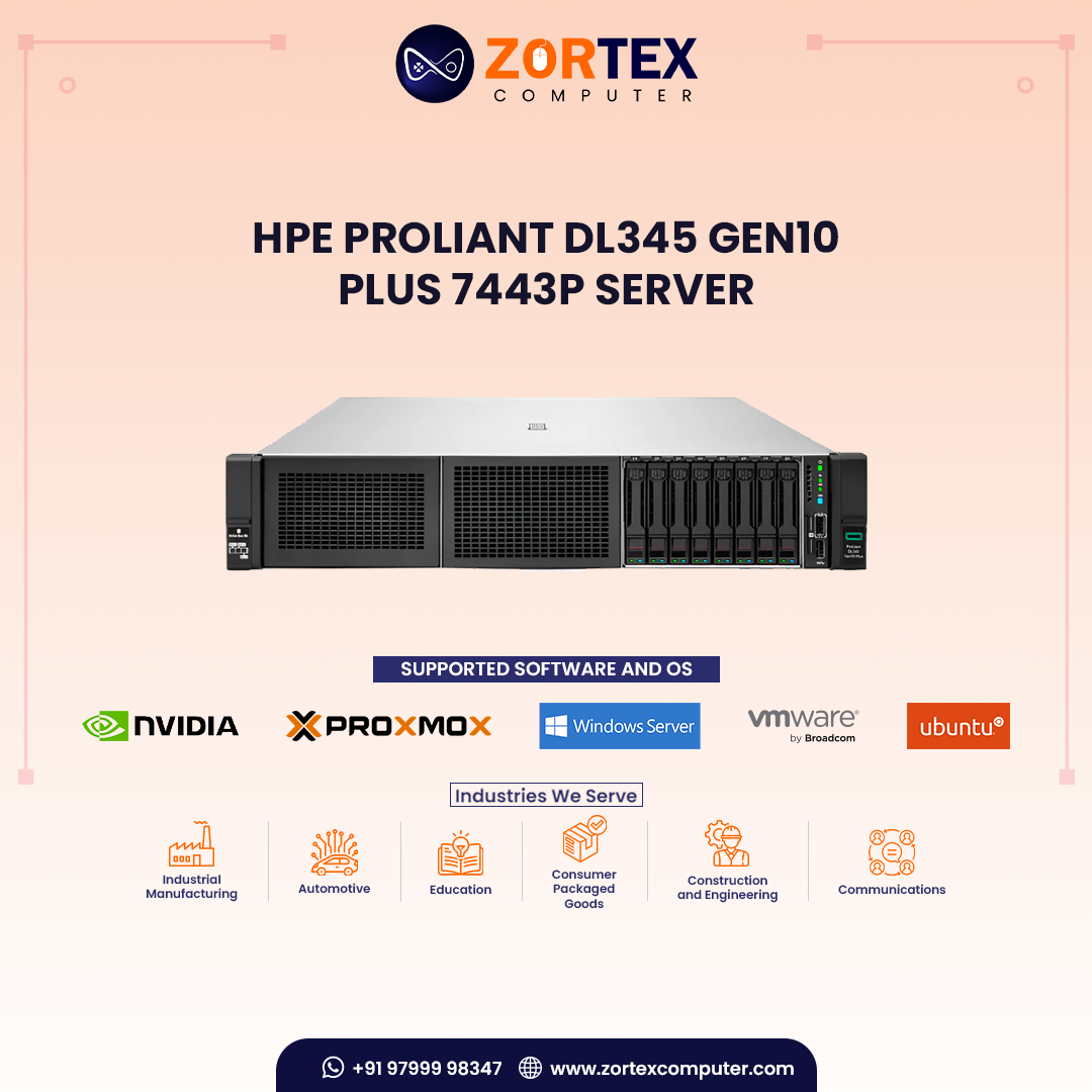 HPE ProLiant DL345 Gen10 Plus 7443P Server