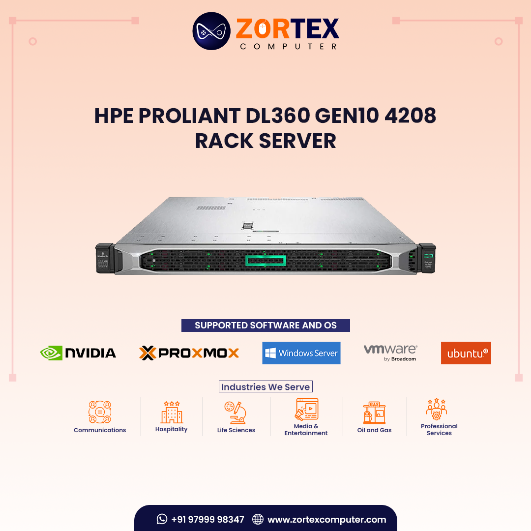 HPE ProLiant DL360 Gen10 4208 Rack Server