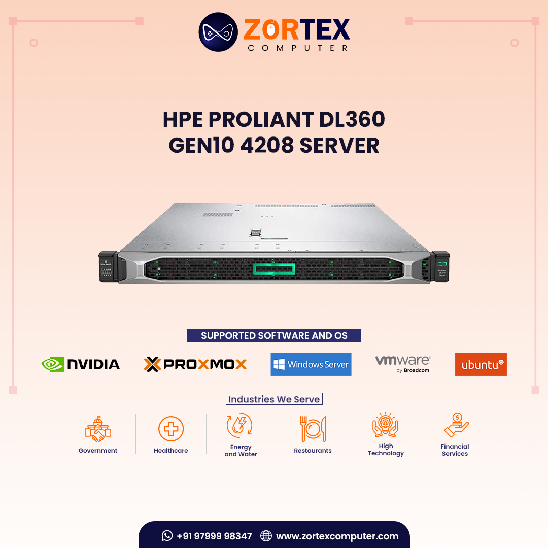 HPE ProLiant DL360 Gen10 4208 Server