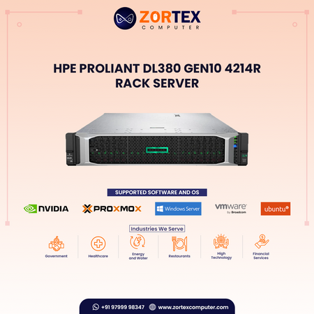 HPE ProLiant DL380 Gen10 4214R Rack Server