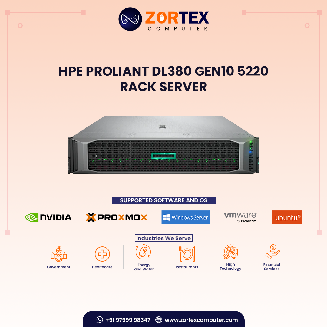 HPE ProLiant DL380 Gen10 5220 Rack Server