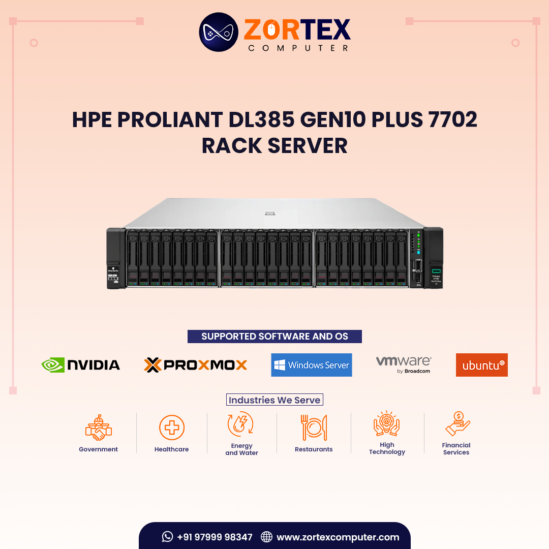 HPE ProLiant DL385 Gen10 Plus 7702 Rack Server