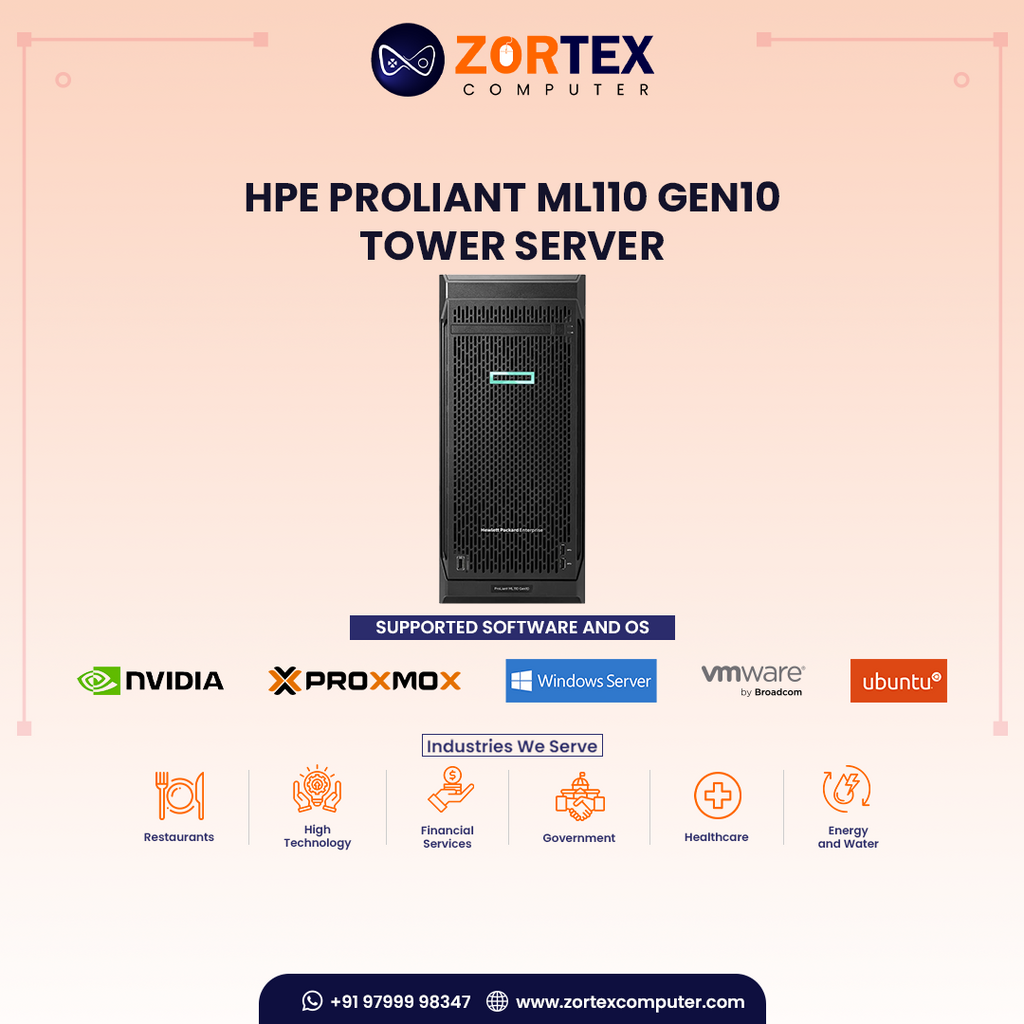 HPE ProLiant ML110 Gen10 Tower Server