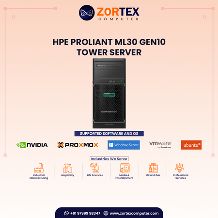 HPE ProLiant ML30 Gen10 Tower Server