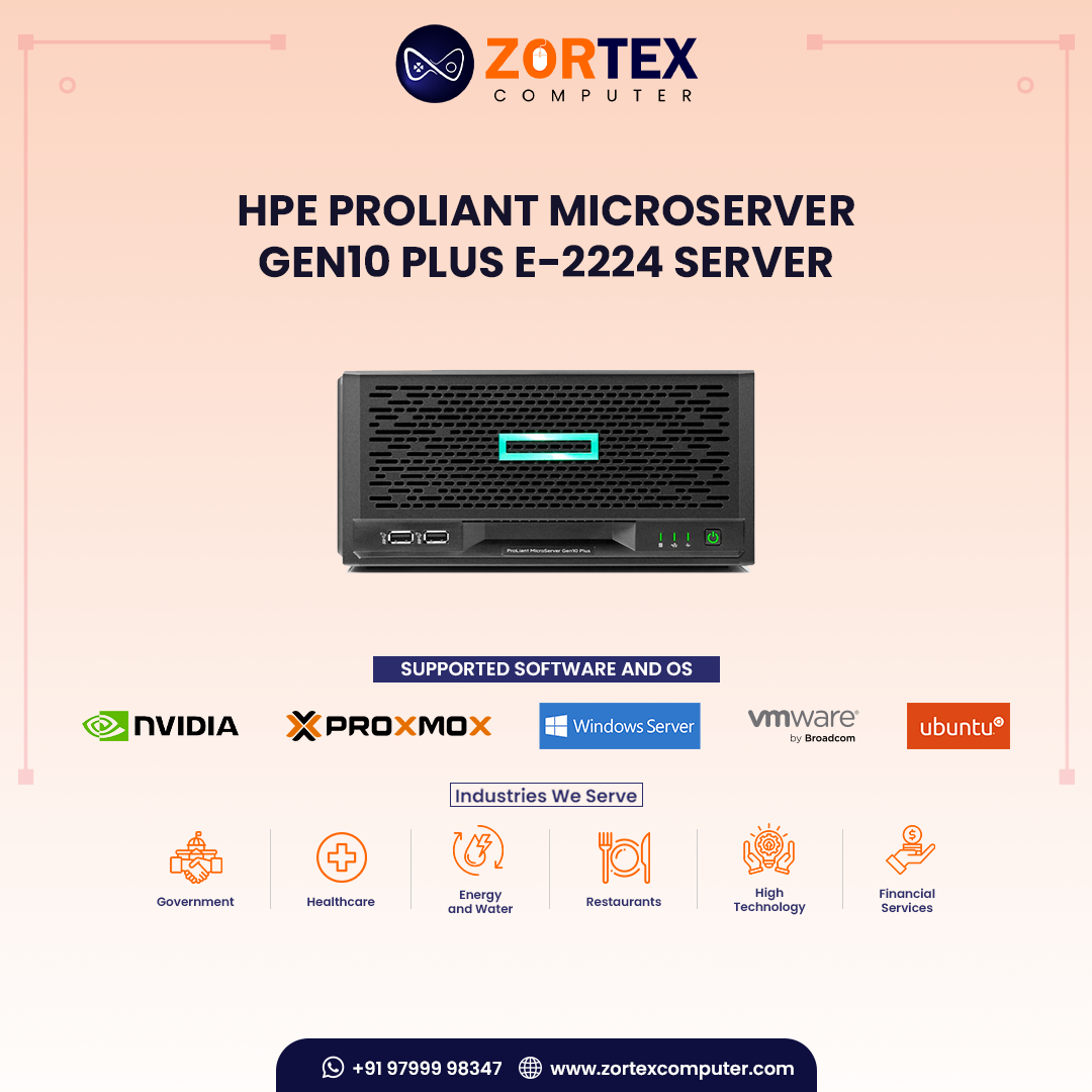 HPE ProLiant Micro Server Gen10 Plus E-2224 Server