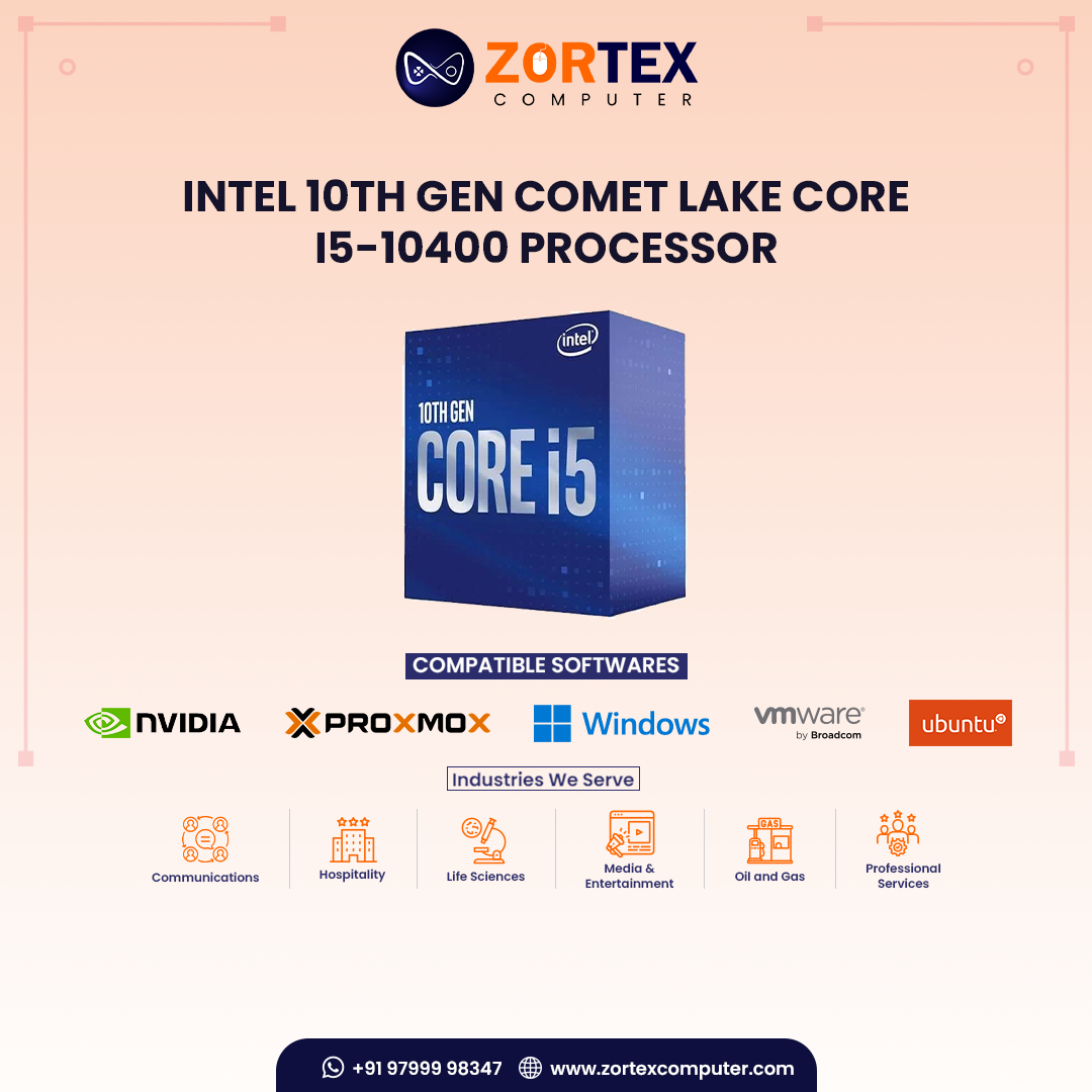 Intel 10th Gen Comet Lake Core i5-10400 Processor