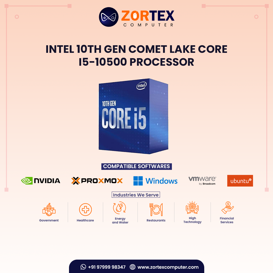 Intel 10th Gen Comet Lake Core i5-10500 Processor