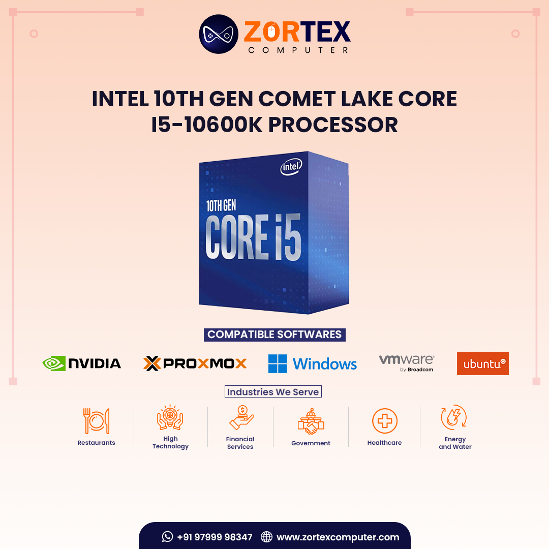 Intel 10th Gen Comet Lake Core i5-10600K Processor